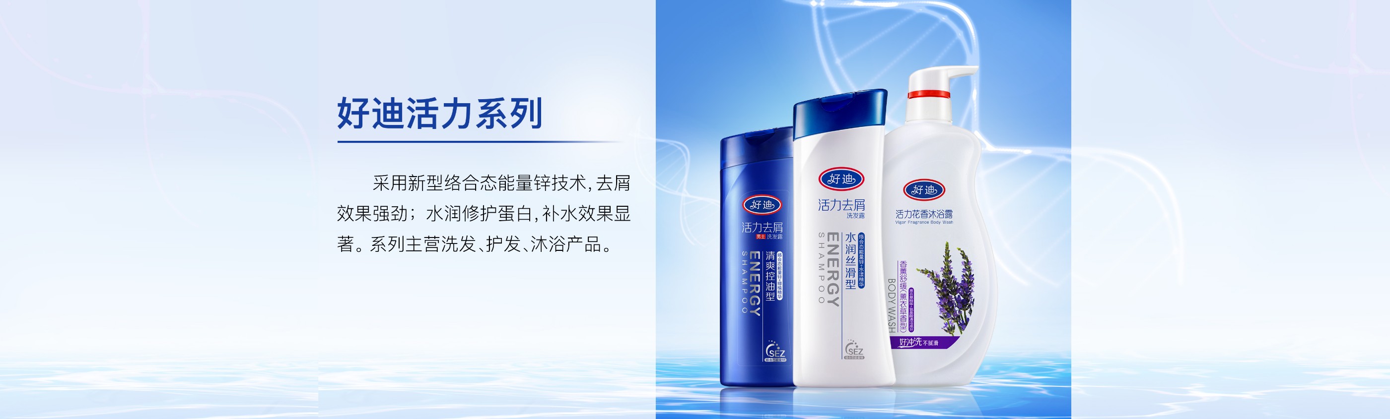好迪滋润香薰沐浴露（白玉兰香氛）