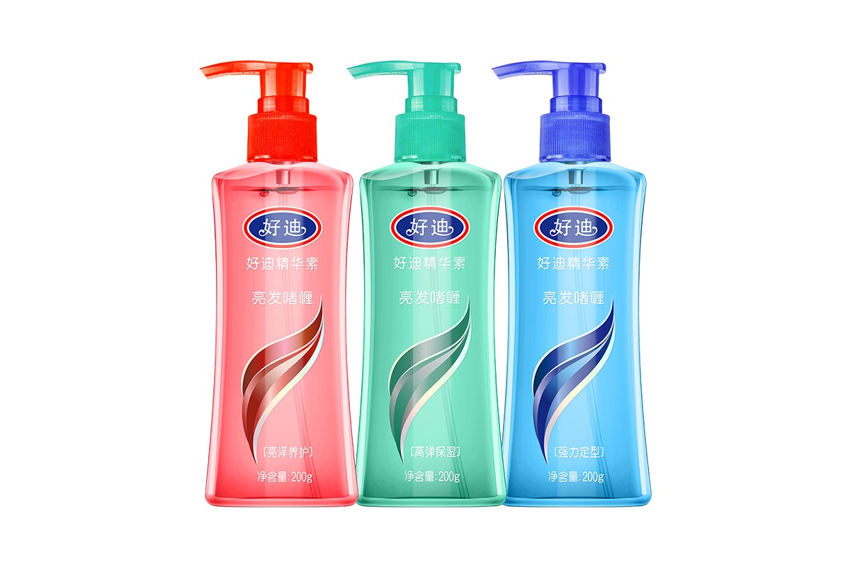好迪精华素亮发啫喱（亮泽养护/高弹保湿/强力定型）